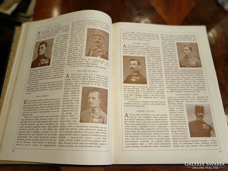 Golden Book of the Hungarian Nation 1914-1918. Original copy from 1921, in good condition