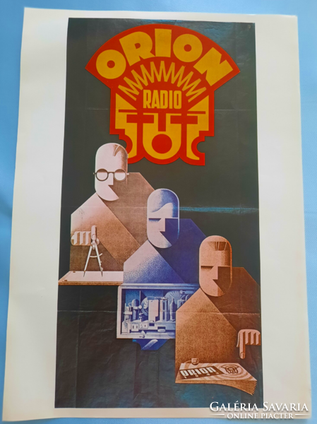 Orion radio - poster, repint, 2 pieces