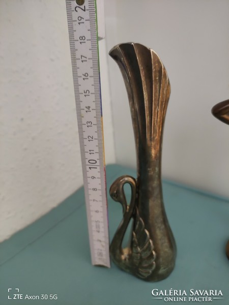 Small metal art deco vase for sale