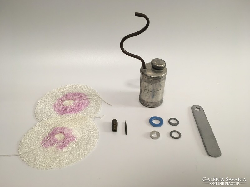 Szeged gas lamp canister, sealing kit, nozzle, valve cleaning needle, gas hose