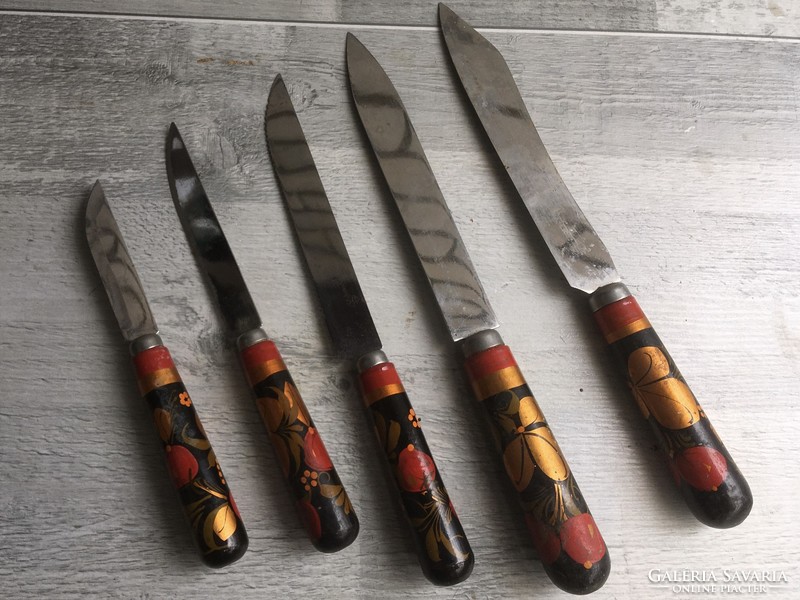 Old cccp Russian knife set