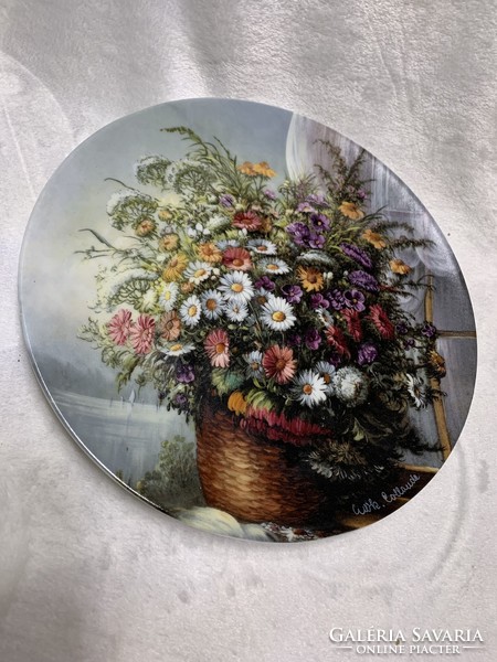 Classic rose numbered plate still life