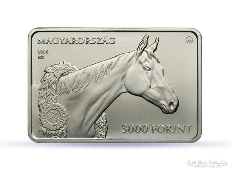 2024 - Kincsem, the Hungarian racing horse - HUF 3,000 commemorative coin - bu - in capsule, with mnb description