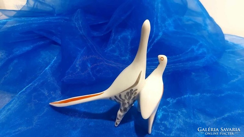 Drasche art deco rare porcelain birds.