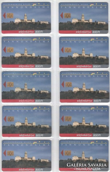 Hungarian phone card 1117 Pannonhalma 99 300,000 Pcs.