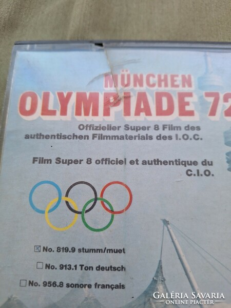 Eladó  1972 Müncheni  Olimpiáról készült 8 mm színes film