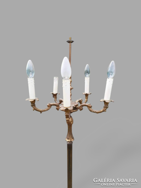 Copper floor lamp - 170 cm