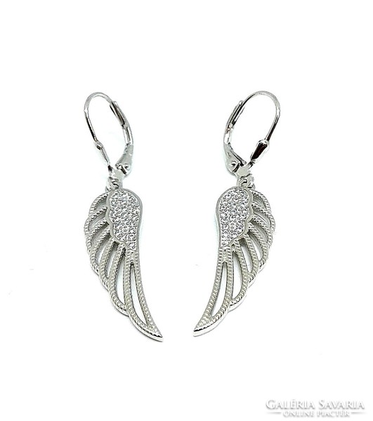 Silver earrings with angel wings (zal-ag115062)