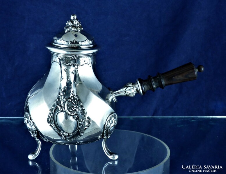 A curiosity!!! Antique silver chocolate pourer, Paris, ca. 1762 - 1768!!!