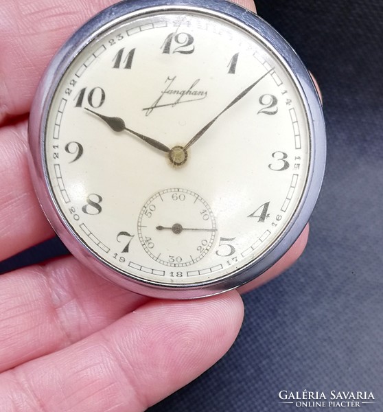 Junghans pocket watch dial + case structure as parts