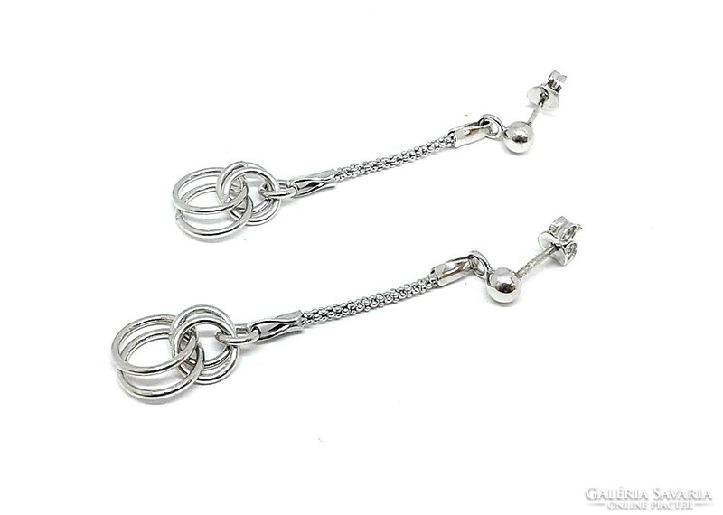 Silver dangling earrings (zal-ag117537)