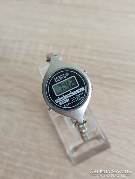 Stempo digital women's wristwatch