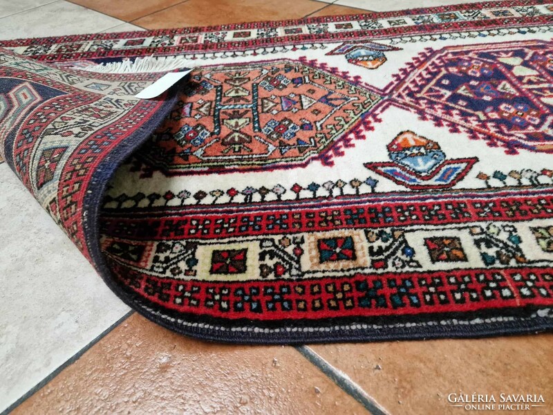 Gyönyörű iráni ardebil 70x290 kézi csomózású gyapjú perzsa futó szőnyeg MZ252
