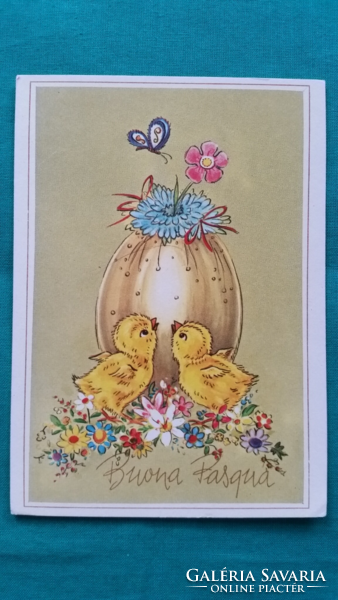 Old Easter greeting card