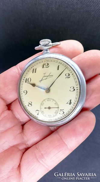 Junghans pocket watch dial + case structure as parts