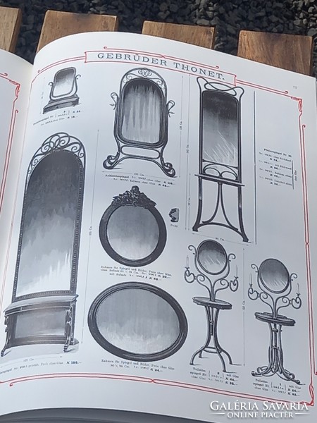 Thonet catalog 1904 (reprint photo album) in German, collector's book