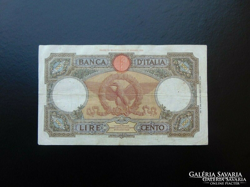 Olaszország 100 lira 1937