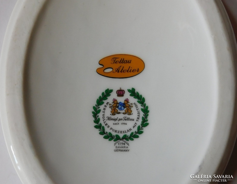 Vintage német porcelán falidísz - Tavasz