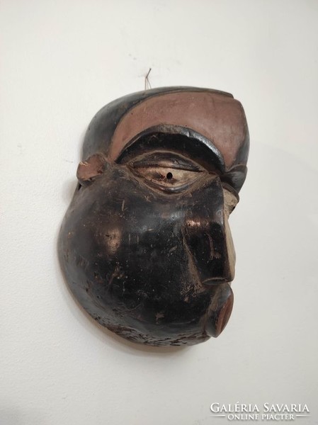 Antique African mask pende healing patient antique Congo African mask 504 drum 58 7742