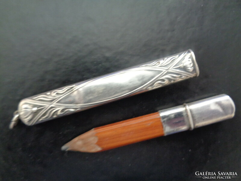 Art Nouveau silver pencil holder