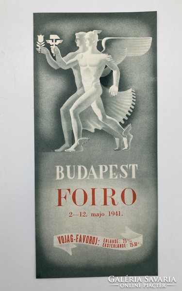 György Konecsni (1908-1970): Budapest International Fair, 1941 - fold-out publication