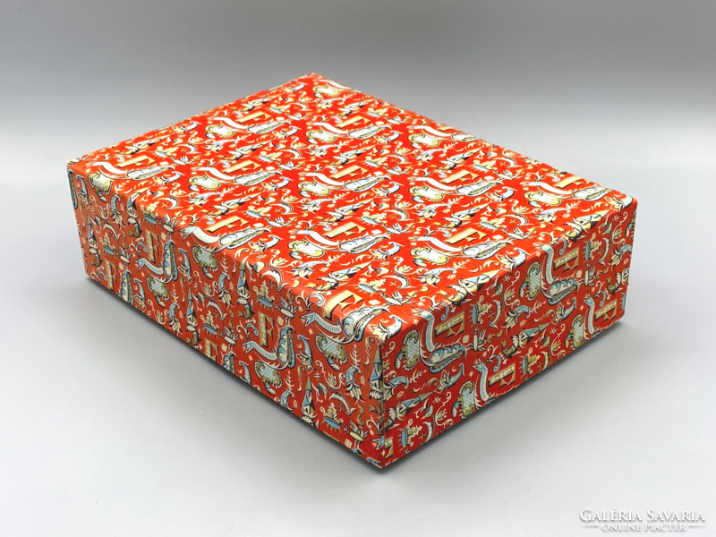 Szép állapotú Kozma Lajos tervezte FLORIS bonbonos doboz c.1930