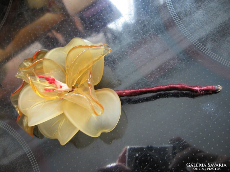 Murano glass orchid