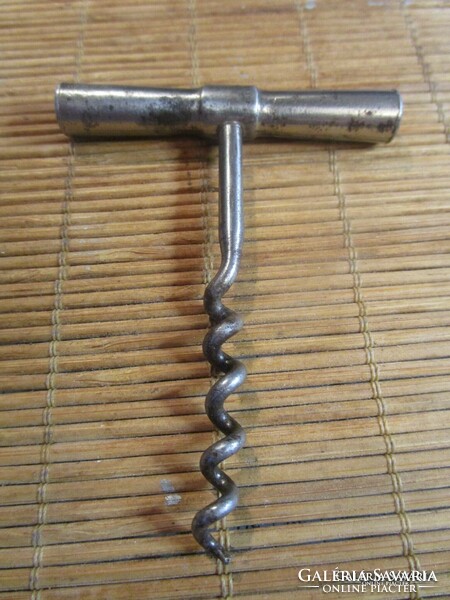 Antique iron solid corkscrew