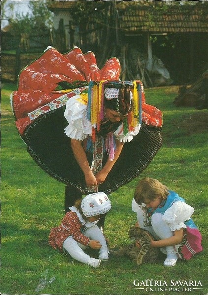 Postcard = Rimóc, Palóc folk costume