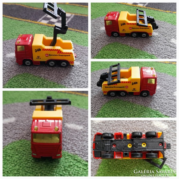 SIKU - Scania roncs vontató piros/sárga 1/64