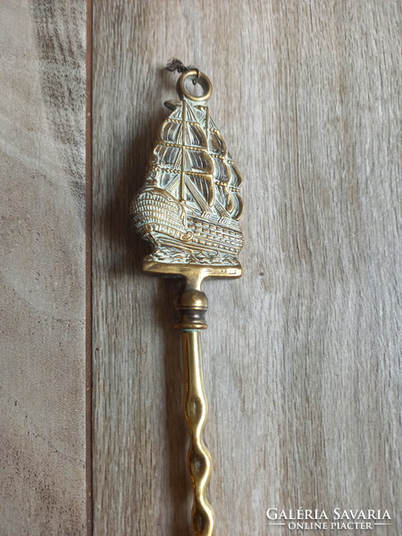 Gorgeous antique copper fork ii. (50.5X5 cm)