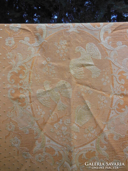 Tablecloth - 200 x 190 cm - pattern on both sides - cotton - old - English - flawless