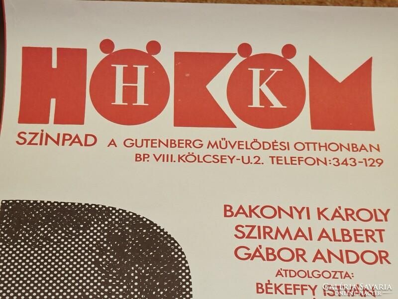 Theater poster hököm stage