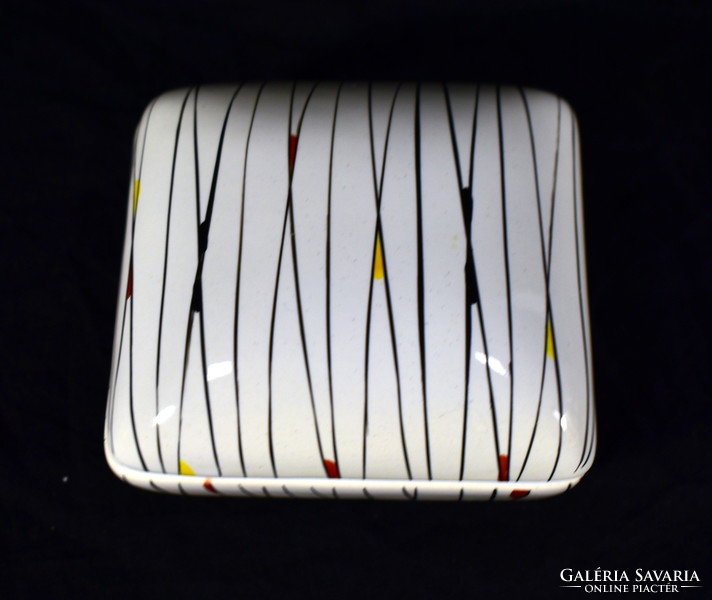 Art deco Budapest porcelain bonbonnier