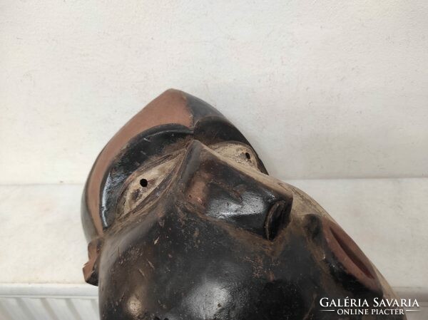 Antique African mask pende healing patient antique Congo African mask 504 drum 58 7742