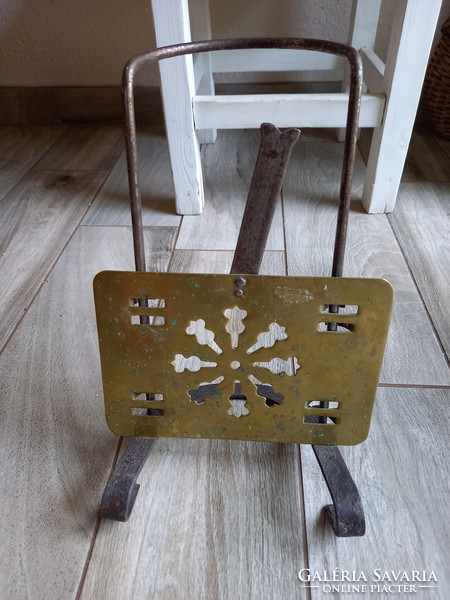 Antique copper (cook) book holder (33x18.3x15 cm)