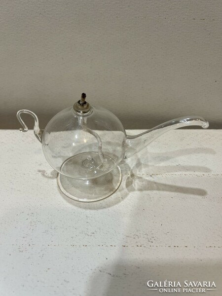 Glass miracle lamp, wick, 14 x 7 cm. 4505