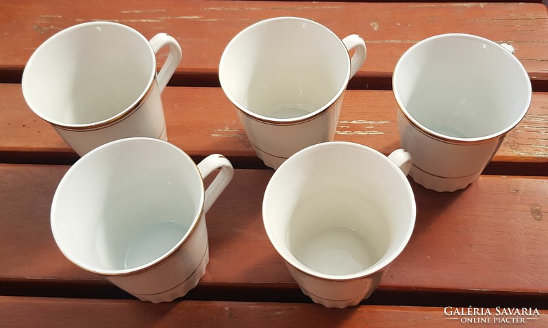 Csehszlovák porcelán teáscsészék ( Cesky Porcelan Dubi )
