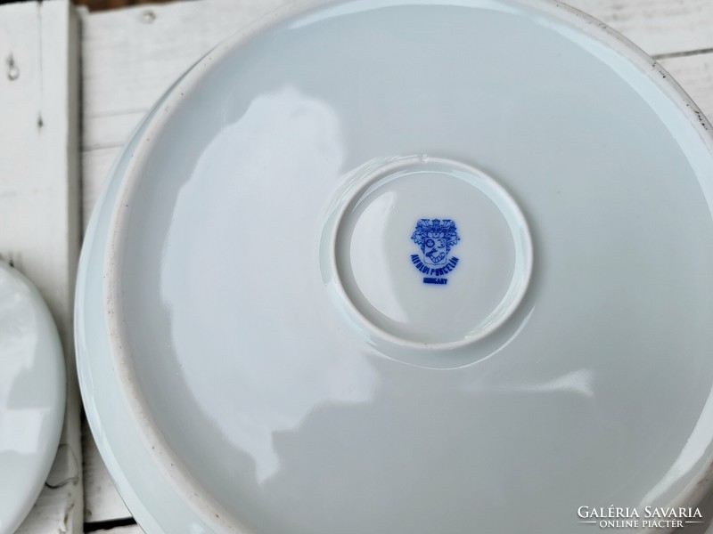 Alföldi porcelán_menzamintás levesestál