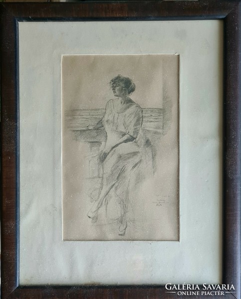 Miklós Vadasz (1884 - 1927): female portrait