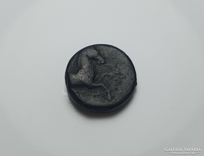 Ancient Greece aeolis kyme BC: 3rd-2nd century coin.