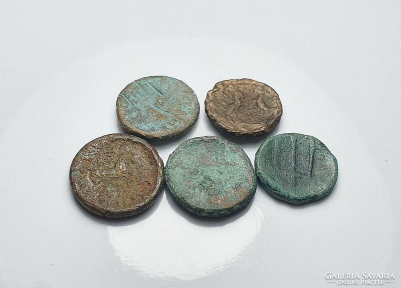 Ancient states Greek/Celtic bronze coin lot