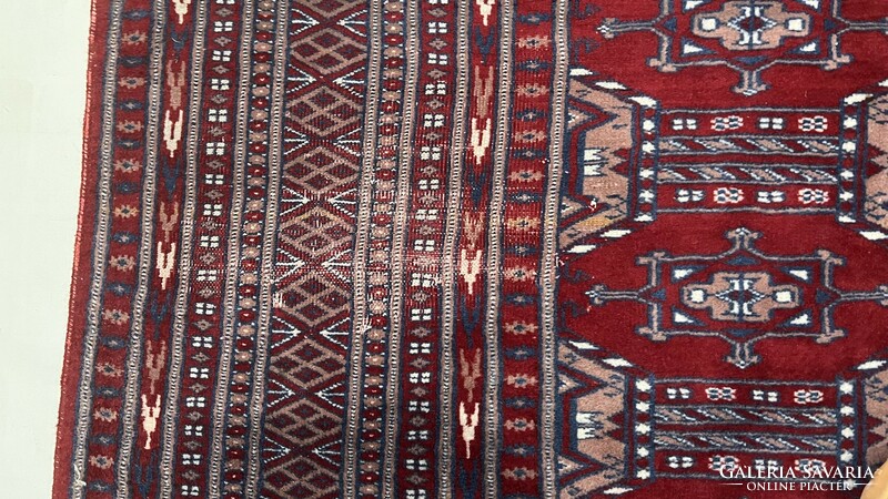 3506 Pakisztáni Türkmén kézi csomó gyapjú perzsa szőnyeg 190X290CM INGYEN FUTÁR