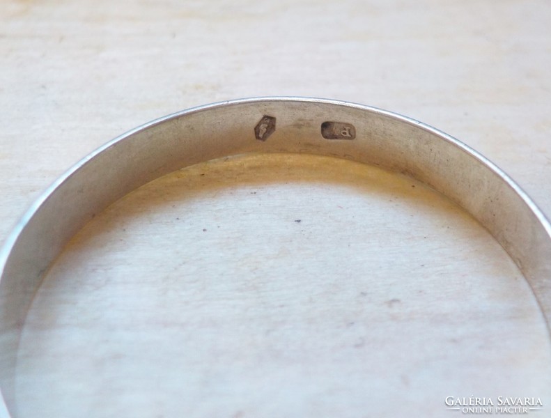 Old silver wedding ring 2.3 cm.