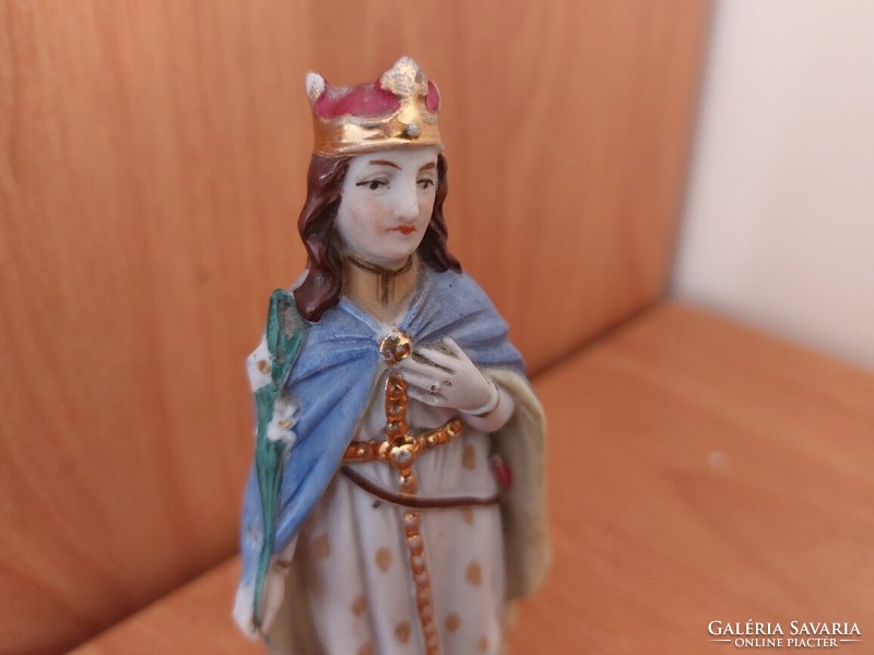 Ritka Szt Imre porcelánfigura 11,5 cm