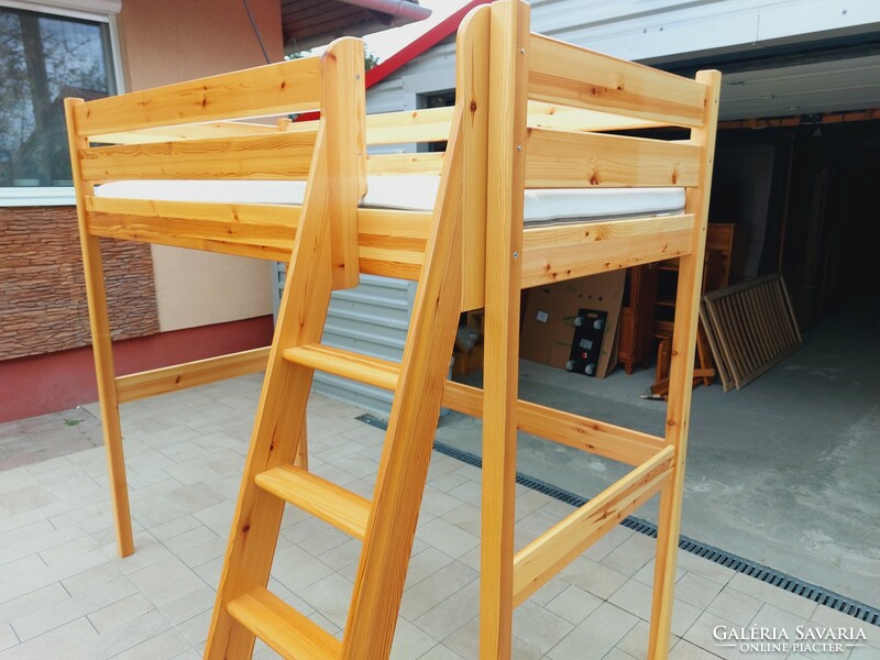 For sale is a Leo, extra high pine bunk bed with mattress. Furniture of Rs. Furniture is in nice, new condition.