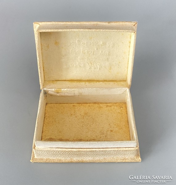 Wine mix watch jeweler's tiny white paper box c1900-10