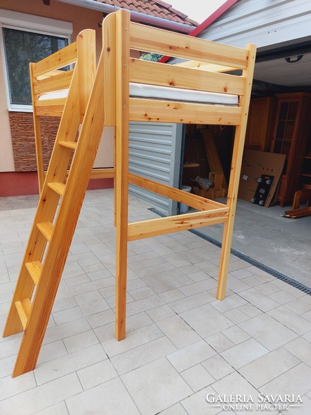 For sale is a Leo, extra high pine bunk bed with mattress. Furniture of Rs. Furniture is in nice, new condition.