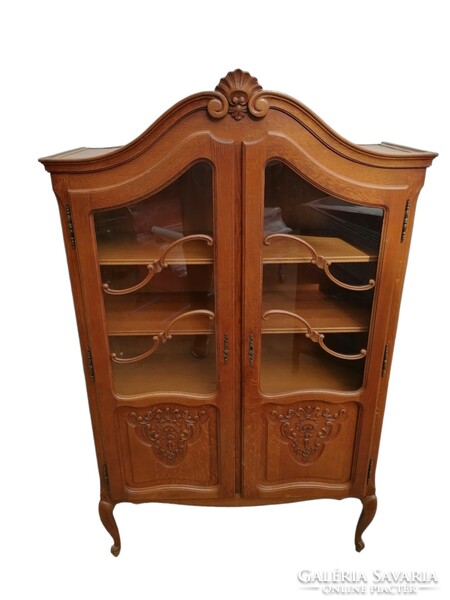 Neo-Baroque 2-door bookcase display case