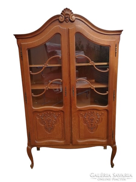 Neo-Baroque 2-door bookcase display case